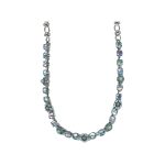 Necklace By Mariana Woman Chic Aquamarine and Blue Opal Swarovski Crystals