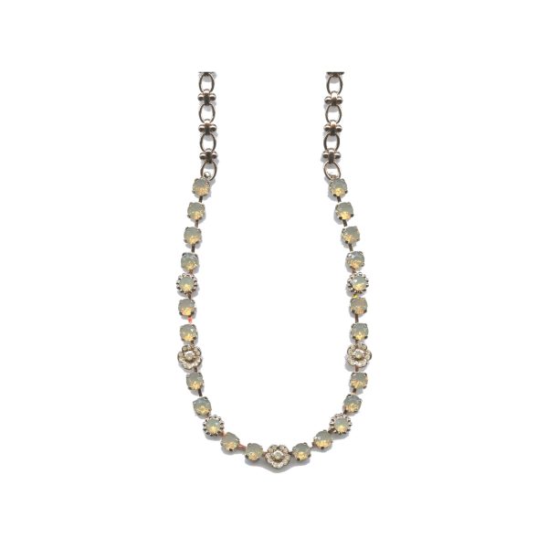 Necklace By Mariana Woman Sophisticated Sand Opal Swarovski Crystals