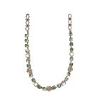 Necklace By Mariana Woman Lovely and Chrysolite Opal and Light Azure Swarovski Crystals
