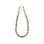 Necklace By Mariana Woman Sophisticated and Topaz shades and Silver Night Swarovski Crystals