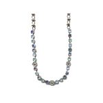 Necklace By Mariana Woman Luxurious Pacific Opal and Paradise Shine Swarovski Crystals