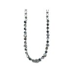 Necklace By Mariana Woman Graceful Jet and Clear Swarovski Crystals