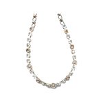 Necklace By Mariana Woman Lovely Pearl and Champagne Swarovski Crystals