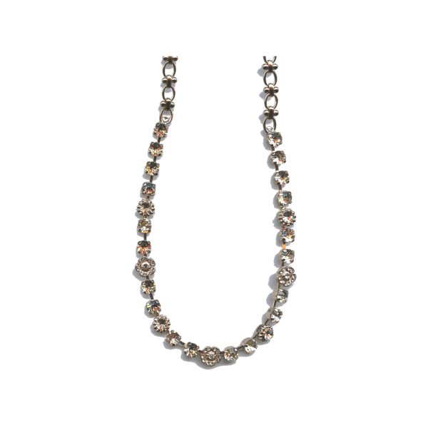 Necklace By Mariana Woman Dazzling Silk(Gold Quartz) Swarovski Crystals