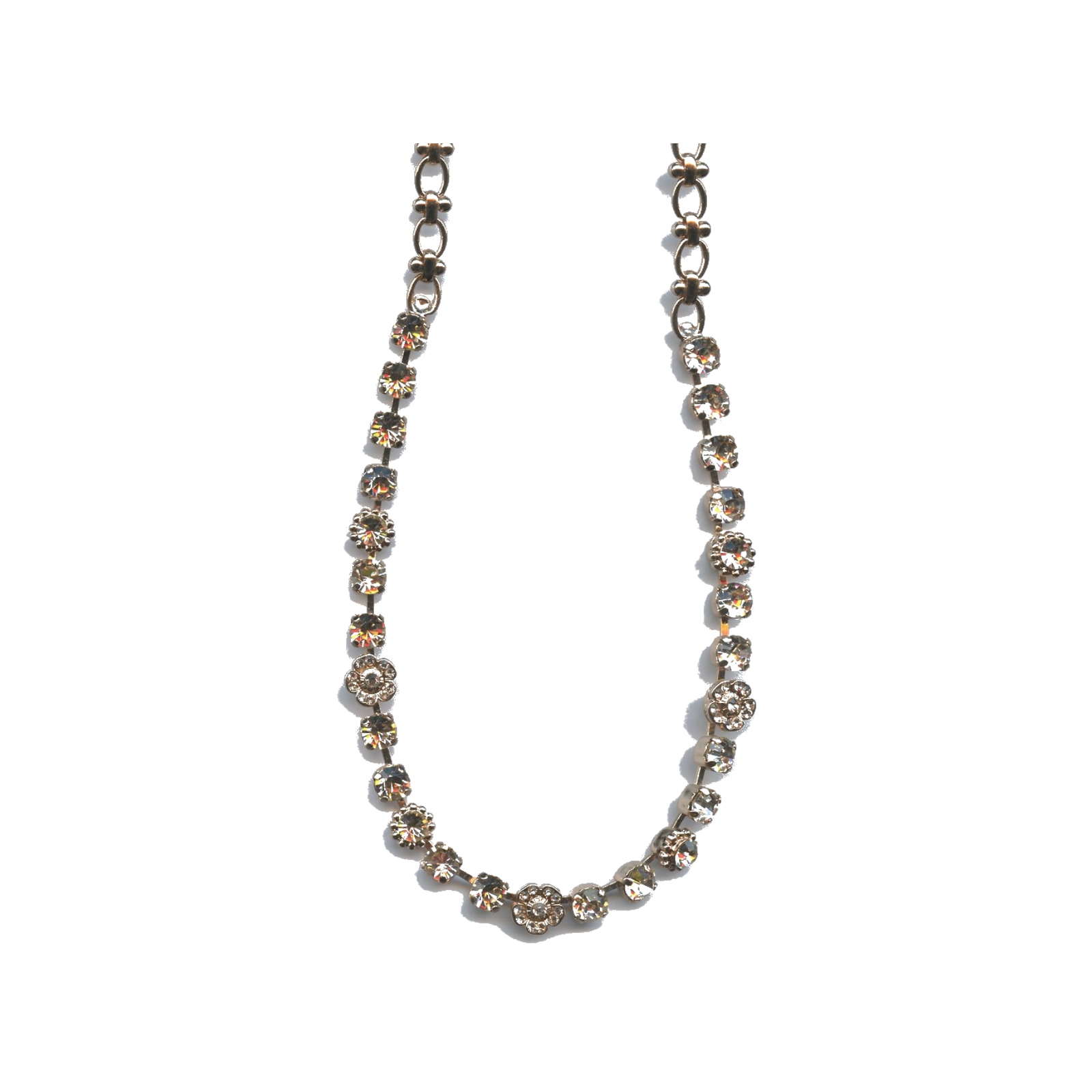 N-3504-2-391391-SP Necklace By Mariana Woman Dazzling Silk(Gold Quartz) Swarovski Crystals - Image 1