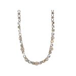 Necklace By Mariana Woman Timeless light topaz and Light Azure Swarovski Crystals - Image 2