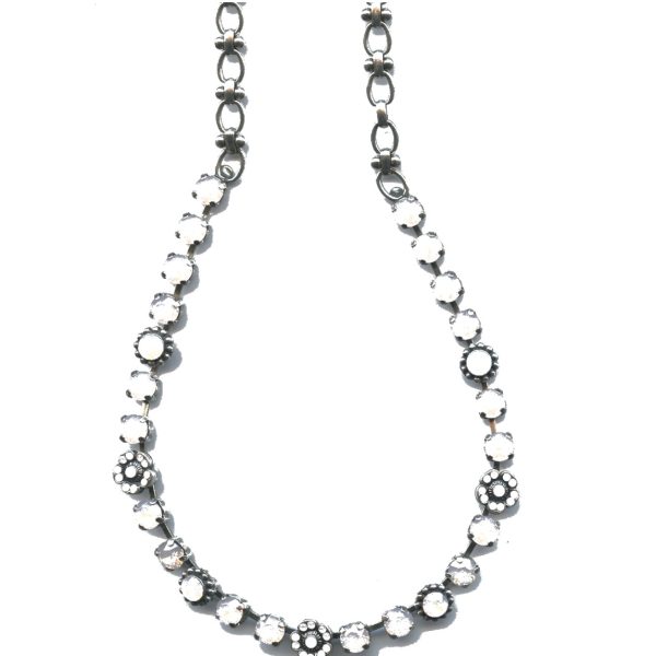Necklace By Mariana Woman Luminous Rose Opal Swarovski Crystals