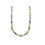 Necklace By Mariana Woman Glamorous Amethyst and Aquamarine Swarovski Crystals - Image 2