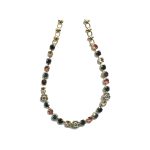 Necklace By Mariana Woman Luxurious Black and Navy Blue Swarovski Crystals