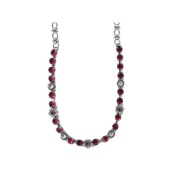 Necklace By Mariana Woman Timeless Ruby and Crystal Swarovski Crystals