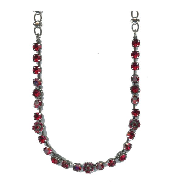 Necklace By Mariana Woman Radiant Ruby Swarovski Crystals
