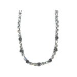 Necklace By Mariana Woman Refined Clear and Black Diamond Swarovski Crystals