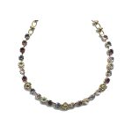 Necklace By Mariana Woman Stylish Amethyst and Tanzanite Swarovski Crystals
