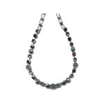 Necklace By Mariana Woman Beautiful Hematite and Clear and Black Diamond Swarovski Crystals - Image 2