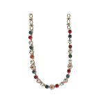 Necklace By Mariana Woman Luminous Sapphire and Siam Swarovski Crystals - Image 2