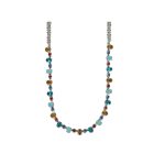 Necklace By Mariana Woman Captivating Topaz and Turq Swarovski Crystals - Image 2