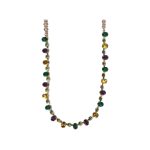 Necklace By Mariana Woman Elegant Olivine Green and Teal Swarovski Crystals - Image 2