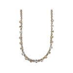 Necklace By Mariana Woman Classic Opal and Golden Shadow Swarovski Crystals
