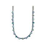 Necklace By Mariana Woman Refined Opal and Sapphire Swarovski Crystals - Image 2