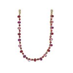 Necklace By Mariana Woman Radiant Fuchsia and Siam Swarovski Crystals