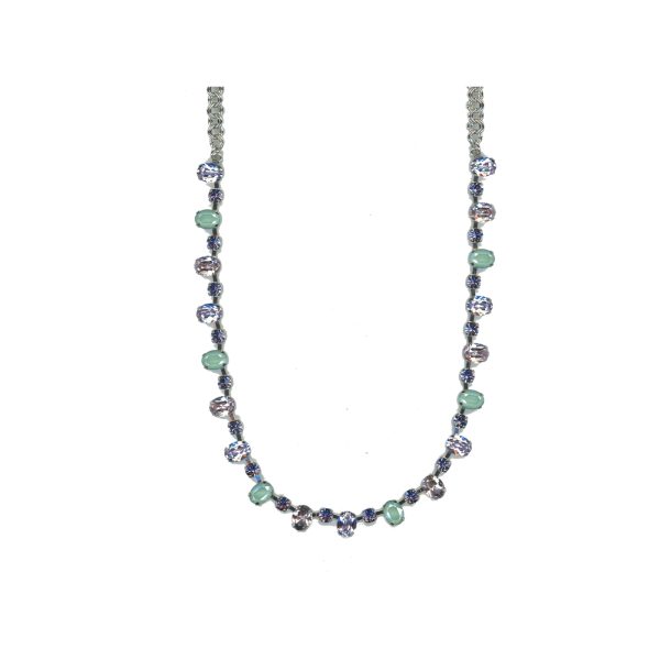 Necklace By Mariana Woman Exquisite Opal and Amethyst Swarovski Crystals