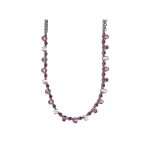 Necklace By Mariana Woman Elegant Pearl and Siam Swarovski Crystals