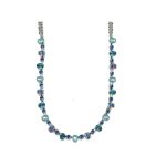 Necklace By Mariana Woman Charming Blue and Laguna Delite Swarovski Crystals - Image 2