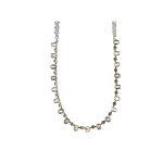 Necklace By Mariana Woman Radiant Pearl and Golden Shadow Swarovski Crystals - Image 2