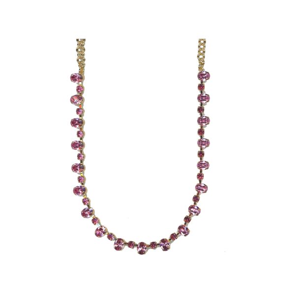Necklace By Mariana Woman Dazzling Rose Swarovski Crystals