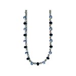 Necklace By Mariana Woman Elegant Montana Blue and Light Blue Swarovski Crystals - Image 2