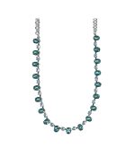 Necklace By Mariana Woman Charming Blue Zircon and AB Swarovski Crystals