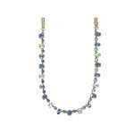 Necklace By Mariana Woman Modern Aquamarine and Clear Swarovski Crystals - Image 2