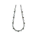 Necklace By Mariana Woman Dazzling Clear and Black Diamond Swarovski Crystals
