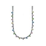 Necklace By Mariana Woman Distinctive Light Multi Swarovski Crystals - Image 2