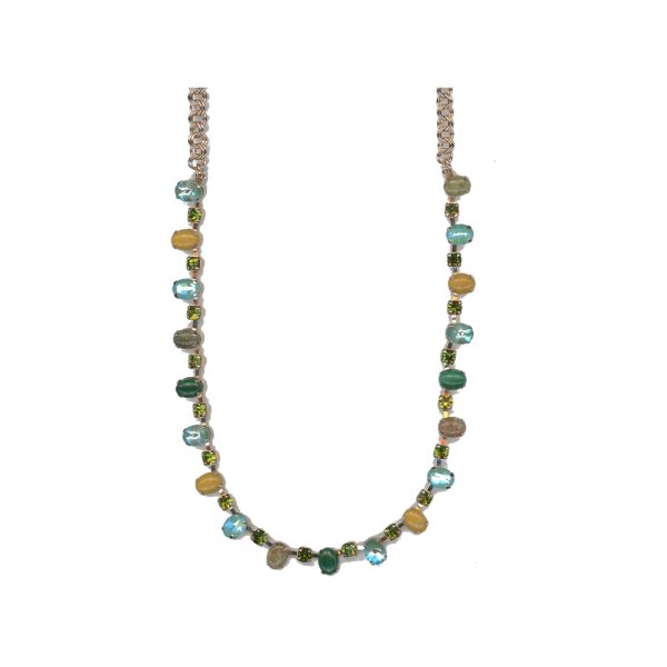 Necklace By Mariana Woman Lovely Opal and Ocean Delite Swarovski Crystals