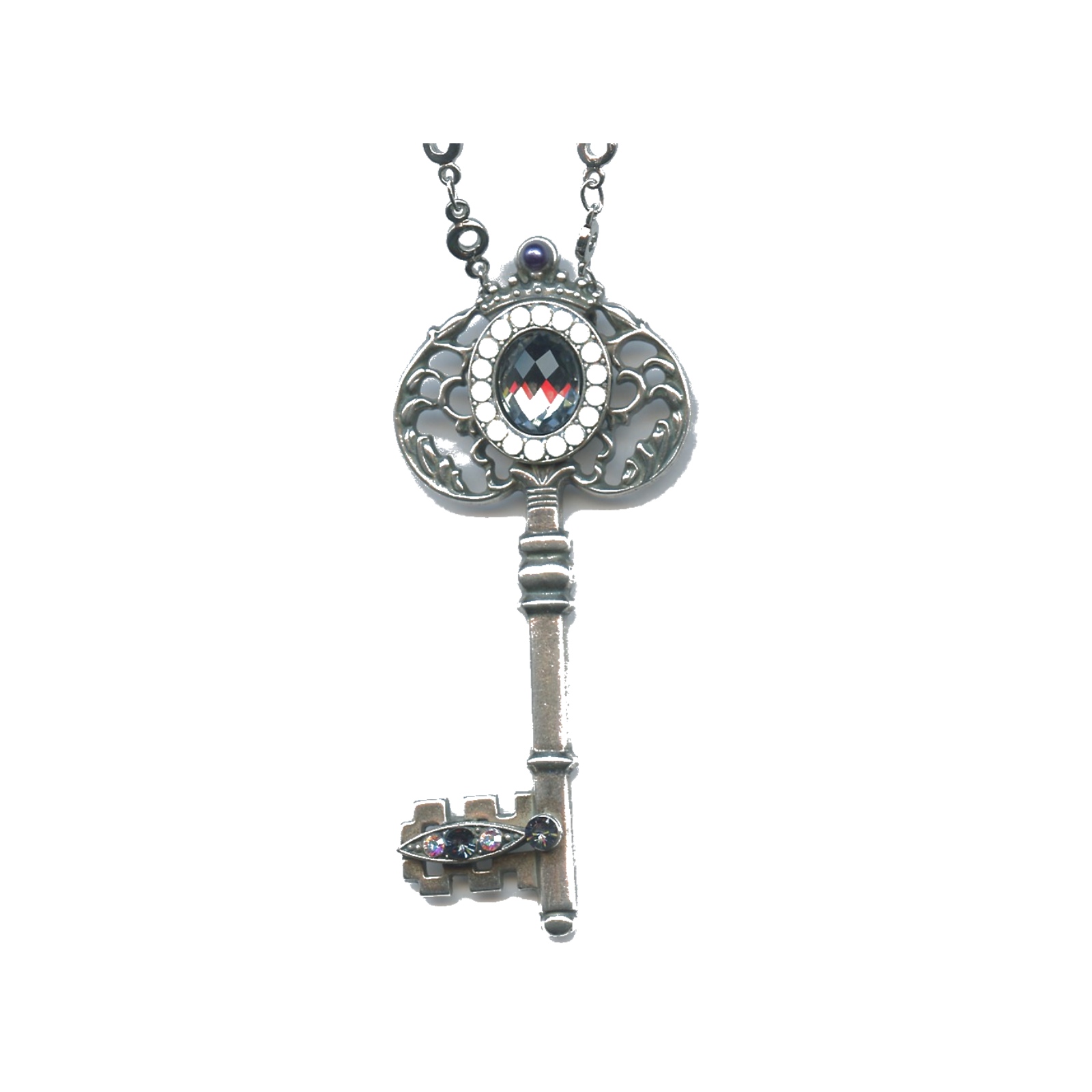 N-5005-2-1069-SP Pendant By Mariana Woman Eye-Catching Mood Indigo Swarovski Crystals - Image 1