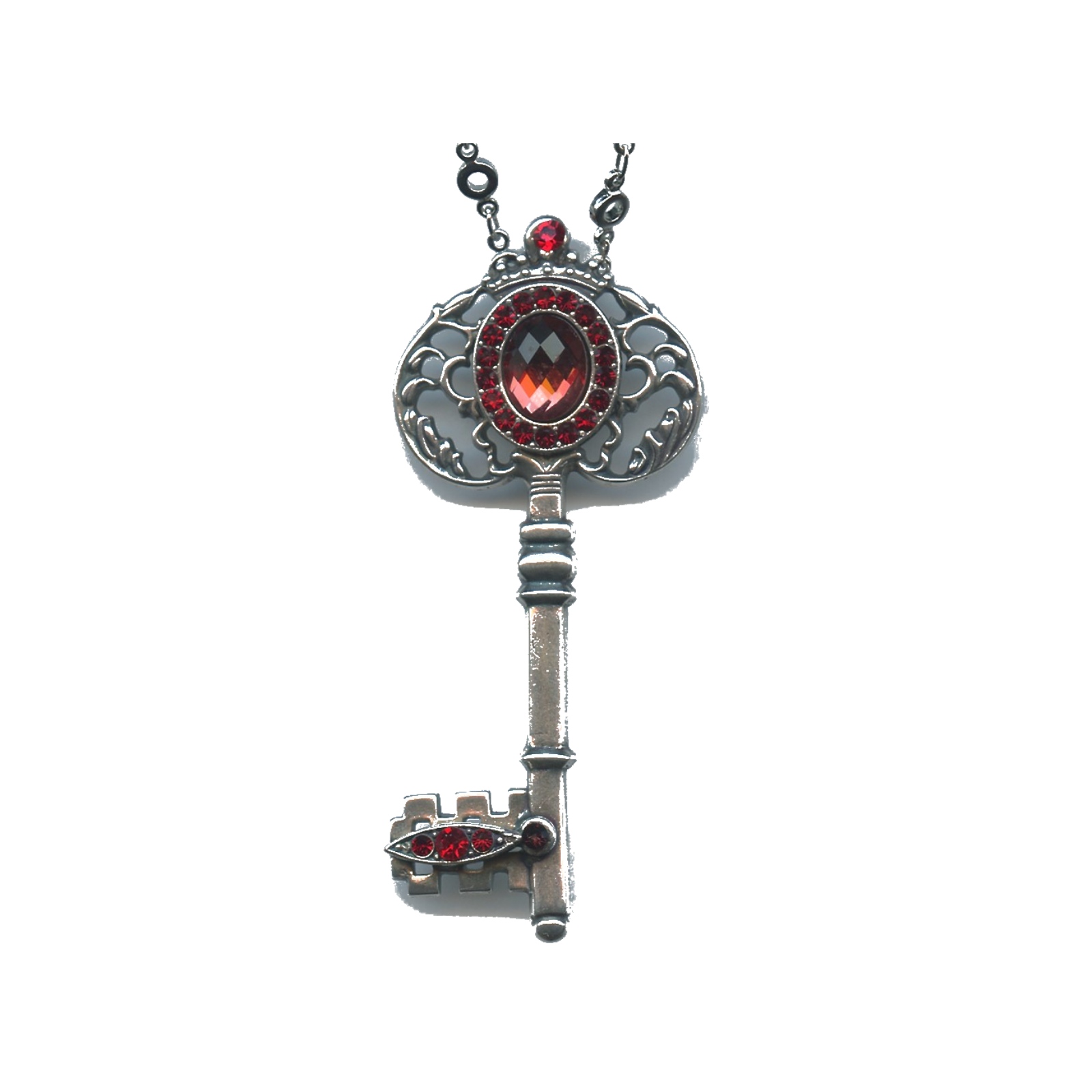 N-5005-2-1070-SP Pendant By Mariana Woman Stylish Lady In Red Swarovski Crystals - Image 1