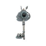 Pendant By Mariana Woman Graceful Cobalt Swarovski Crystals