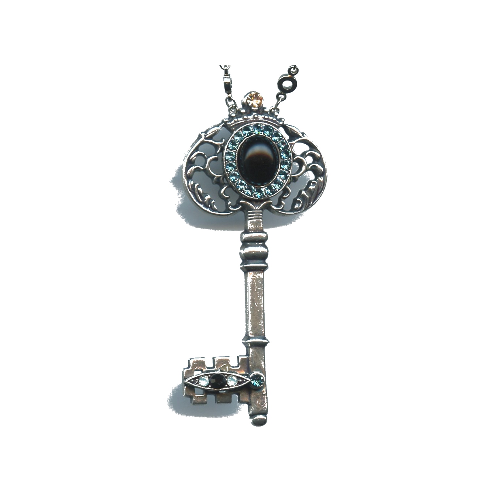 N-5005-2-125-SP Pendant By Mariana Woman Graceful Cobalt Swarovski Crystals - Image 1
