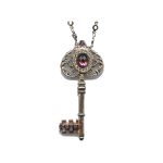 Pendant By Mariana Woman Sparkling Quartz and Amethyst Swarovski Crystals - Image 2