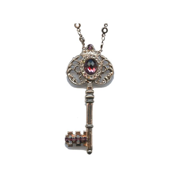 Pendant By Mariana Woman Sparkling Quartz and Amethyst Swarovski Crystals