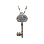 Pendant By Mariana Woman Stunning Opal and Lt.Sapphire Swarovski Crystals