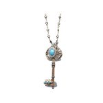 Pendant By Mariana Woman Sophisticated Turquoise Swarovski Crystals