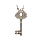Pendant By Mariana Woman Eye-Catching White Shell and White Howlite Swarovski Crystals - Image 2