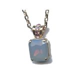 Pendant By Mariana Woman Charming Snowflake Obsidian Swarovski Crystals