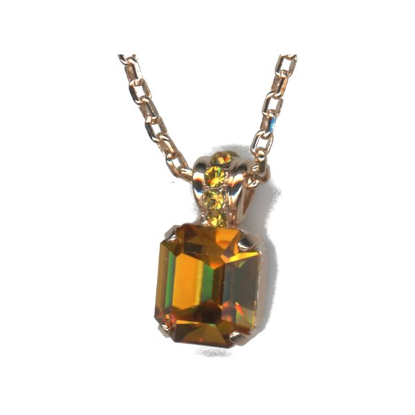 Pendant By Mariana Woman Captivating Topaz Swarovski Crystals