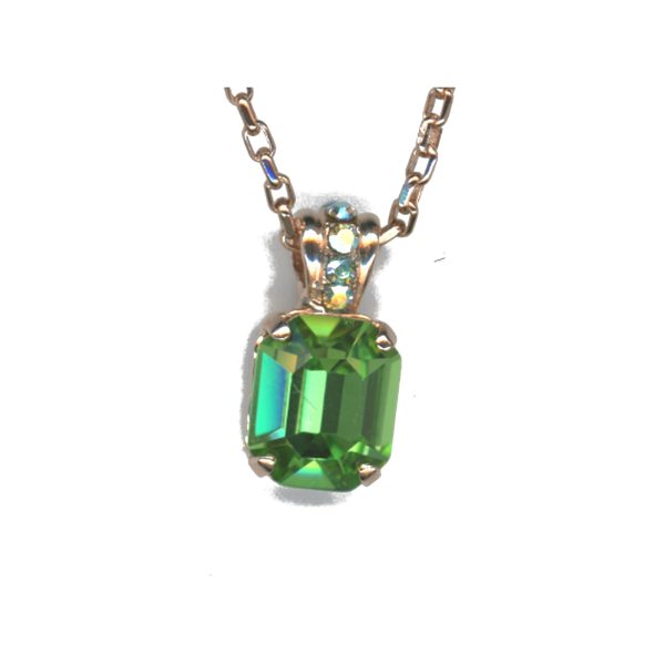 Pendant By Mariana Woman Charming Peridot Swarovski Crystals