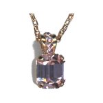 Pendant By Mariana Woman Contemporary Lt.Rose Swarovski Crystals