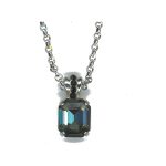 Pendant By Mariana Woman Charming Jet and Bl.Diamond Swarovski Crystals