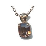 Pendant By Mariana Woman Modern Apricot Swarovski Crystals